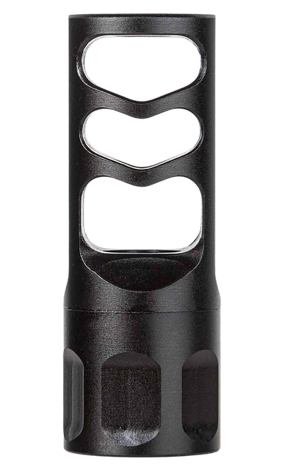 Tapco TAP22046 Self Timing Muzzle Brake Black Nitride Steel 5/8"x24 Threads 30 Cal