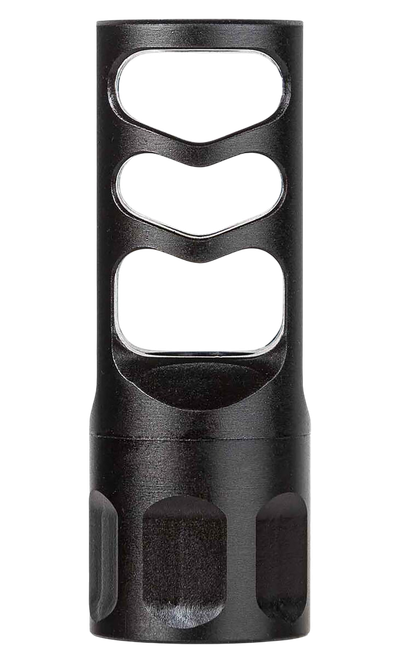 Tapco TAP22046 Self Timing Muzzle Brake Black Nitride Steel 5/8"x24 Threads 30 Cal