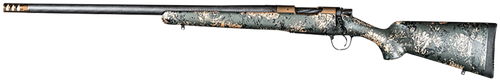 Christensen Arms 8010620800 Ridgeline FFT 6.5 PRC 3+1 20" Carbon Fiber/Threaded Barrel, Burnt Bronze Cerakote, Green with Black/Tan Accents Stock, Left Hand