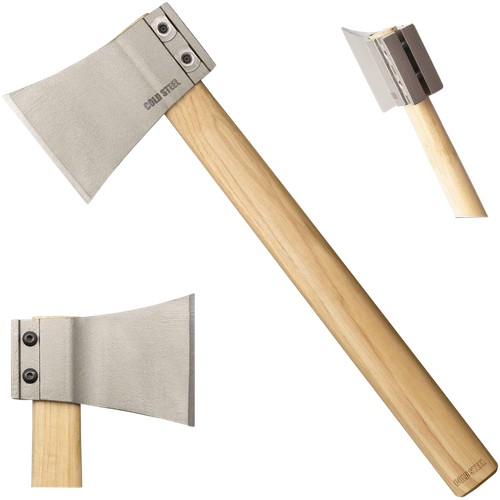 Cold Steel CS90AXA Professional Thrower 4" Blade 1055 Carbon Steel Blade American Hickory Handle 16"