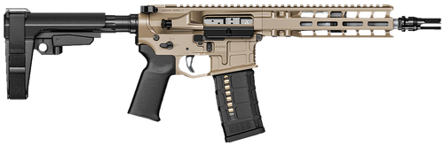 Radian Weapons R0504 Model 1 Pistol 300 Blackout 30+1 9", FDE Billet Rec/M-Lok Handguard, Smooth Buffer Tube (No Brace), Magpul Grip, Ambi Controls, Dead Air QD Flash Hider, Adj. Trigger