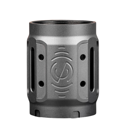 SilencerCo AC5449 Bravo MAAD Brake 2.0 Black Anodized Aluminum 2.11" OAL 1.68" Diameter