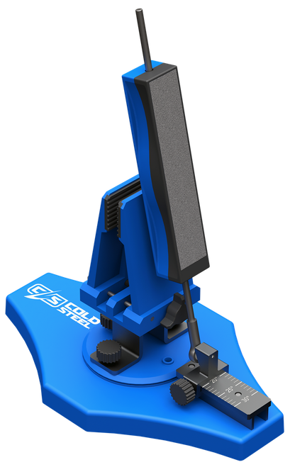 Cold Steel CSKSBKS Benchtop Knife Sharpener Blue Fixed Diamond Sharpener Includes Carry Case