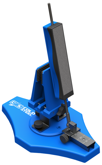 Cold Steel CSKSBKS Benchtop Knife Sharpener Blue Fixed Diamond Sharpener Includes Carry Case