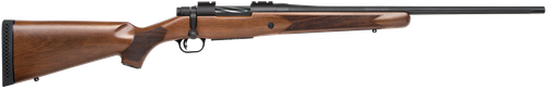 Mossberg 27835 Patriot  243 Win 5+1 22" Matte Blued Fluted Barrel, Drilled & Tapped Matte Blued Stainless Steel Receiver, Walnut Fixed Stock, Right Hand
