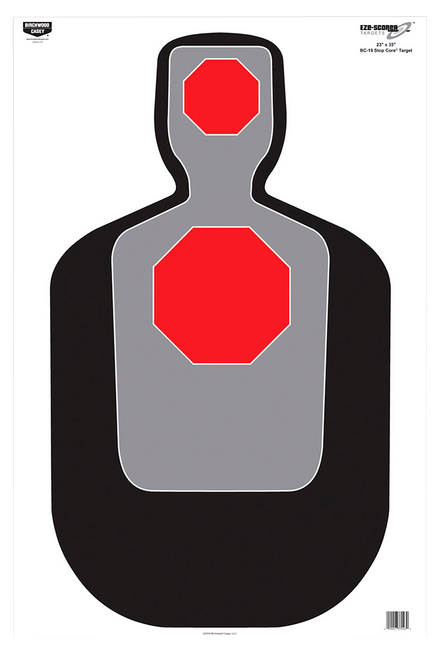 Birchwood Casey 37043 EZE-Scorer BC-19 Silhouette Paper Target 23" x 35" 100 Per Pkg