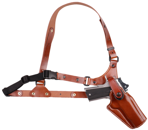 Galco GA228R Great Alaskan Chest Holster Fits Chest Up To 54" Tan/ Fits Glock 20/21