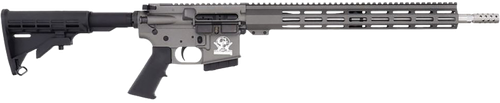 Great Lakes Firearms GL15350SSTNG16 GLFA  350 Legend 5+1 18" Stainless Threaded Barrel, Tungsten Cerakote Picatinny Rail Aluminum Receiver, M-LOK Handguard, Black Synthetic Stock, Mil-Spec Grip