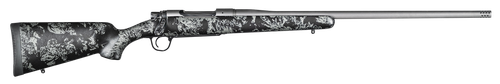 Christensen Arms 8010107800 Mesa FFT 7mm Rem Mag 3+1 22" Threaded Barrel, Tungsten Gray Cerakote, Black with Gray Webbing Stock