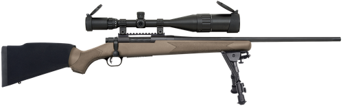 Mossberg 28019 Patriot Night Train 6.5 Creedmoor 5+1 24" Matte Blued Flat Dark Earth Right Hand 6-24x50mm Scope