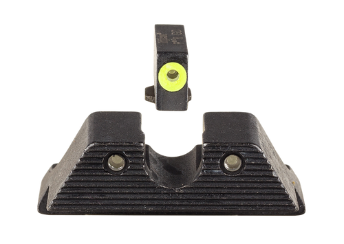 Trijicon 600845 HD XR Night Sight Set Green Tritium/Yellow Outline Front, Green Tritium Rear, Black Frame, Fits Glock/48/43/43X/43E Excludes MOS