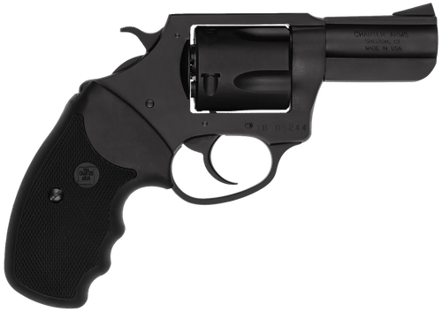 Charter Arms 14420 Bulldog  Large Frame 44 S&W Spl 5 Shot 2.50" Black Stainless Steel Barrel, Cylinder & Frame, Black Finger Grooved Rubber Grip, Exposed Hammer