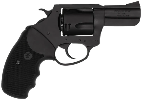 Charter Arms 14420 Bulldog  Large Frame 44 S&W Spl 5 Shot 2.50" Black Stainless Steel Barrel, Cylinder & Frame, Black Finger Grooved Rubber Grip, Exposed Hammer