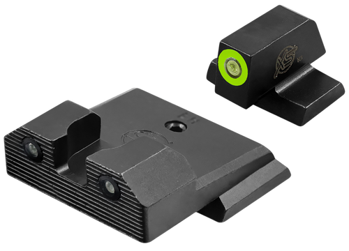 XS Sights SWR206P6G R3D 2.0 Night Sight Set Green Tritium Front/Black Oxide Frame, Fits S&W M&P 2.0 FS/Compact