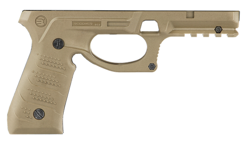 Recover Tactical BC2-02 Grip & Rail System  Tan Polymer Picatinny for Most Beretta 92 & M9 Models