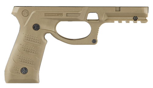 Recover Tactical BC2-02 Grip & Rail System  Tan Polymer Picatinny for Most Beretta 92 & M9 Models