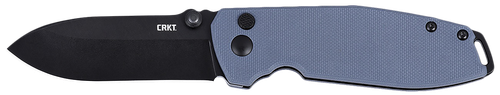 CRKT 2495G SQUID XM 2.95" Folding Plain Black Oxide D2 Steel Blade, Gray G10 Handle