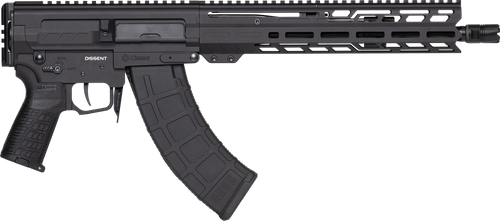 CMMG 86A8E0BAB Dissent MK47 7.62x39mm 30+1 12.50" Black Nitride Threaded Barrel, M-LOK Handguards, Black Armor Cerakote Aluminum Picatinny Rail Receiver