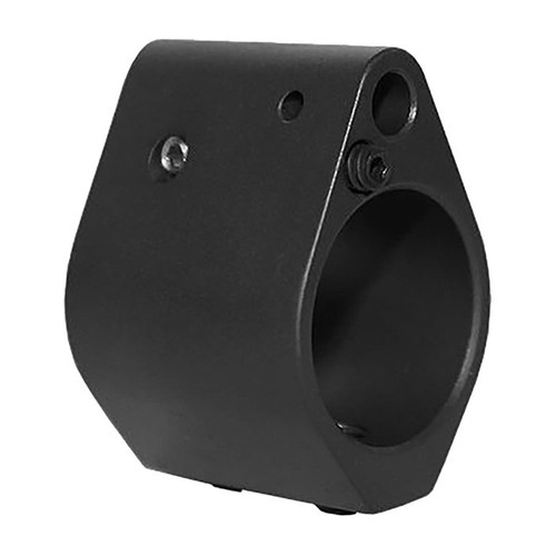 .750 GAS BLOCK ADJUSTABLE LOPRO, STEEL, BLK PHOSPHATE