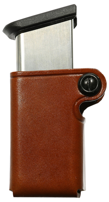 Galco SMC26 SMC Mag Case Single Tan Leather Belt Loop Compatible w/ Taurus PT945 Belts 1.75" Wide Ambidextrous Hand