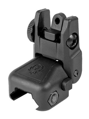Ruger 90415 Rapid Deploy Rear Sight  Black Ruger SR-22/SR-556/SR-762