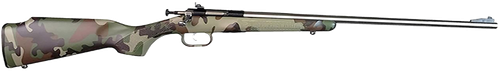 Crickett KSA2171 My First Rifle Gen2 22 S/L/LR Single Shot 16.10" Stainless Steel Barrel & Receiver, M81 Woodland Camo Synthetic Fixed Stock, EZ Loader