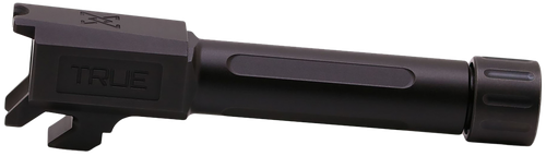 True Precision Inc TPSHCBXTBL Springfield  9mm Luger 3.10" Threaded Black Nitride Stainless Steel, Fits Springfield Hellcat