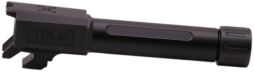 True Precision Inc TPSHCBXTBL Springfield  9mm Luger 3.10" Threaded Black Nitride Stainless Steel, Fits Springfield Hellcat