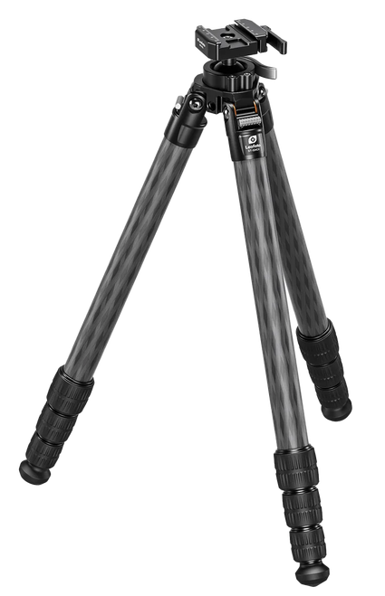 Leofoto Usa ST-324CX Integrated Ballhead ST-X Tripod 6.06"-58.54" High Black Aluminum