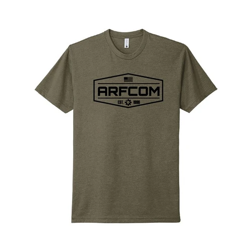 SHIELD LOGO UNISEX T-SHIRT OLIVE LARGE