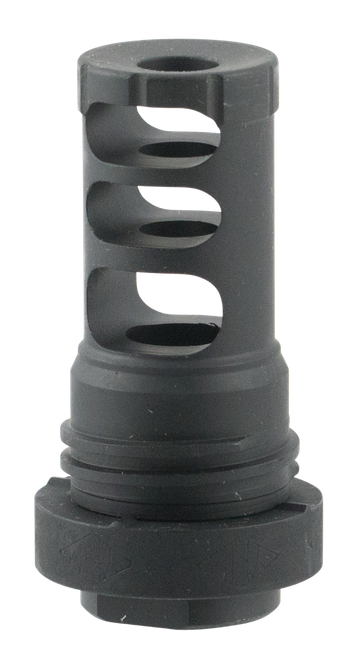 Yankee Hill 5M2QD QD Muzzle Brake Black Steel with 1/2"-28 tpi Threads & 2.50" OAL for 5.56x45mm NATO AR-Platform