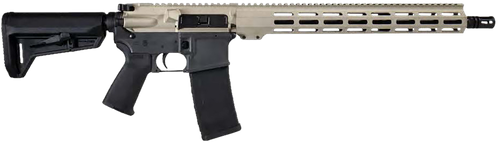 Shark Coast Tactical 300-055-1000-20 Badger  5.56 NATO 30+1 16" Black Nitride Threaded Barrel, Gray & Tan Cerakote Picatinny Rail Aluminum Receiver, Magpul SL-K Black Polymer Stock, Black Polymer Grip