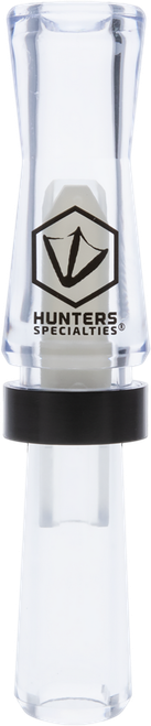 Hunters Specialties HS-WF-DRDC Suzie-Q Double Reed Duck Call Duck Sounds Clear Polycarbonate