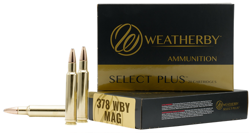 Weatherby B378270TSX Select Plus  378WthbyMag 270gr Barnes TSX Lead Free 20 Per Box/10 Case