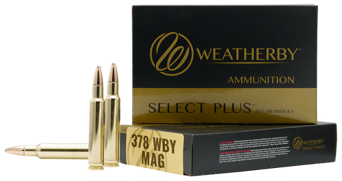Weatherby B378270TSX Select Plus  378WthbyMag 270gr Barnes TSX Lead Free 20 Per Box/10 Case