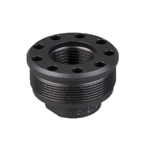SilencerCo AC822 Alpha Direct Thread Mount Fits 9/16"x24 Black