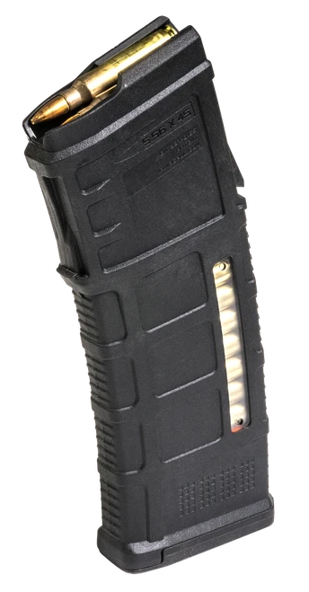 Magpul MAG575BLK PMAG GEN M3 30rd Detachable w/Capacity Window 5.56x45mm NATO Fits Steyr Arms AUG/F88/F90 Black Polymer