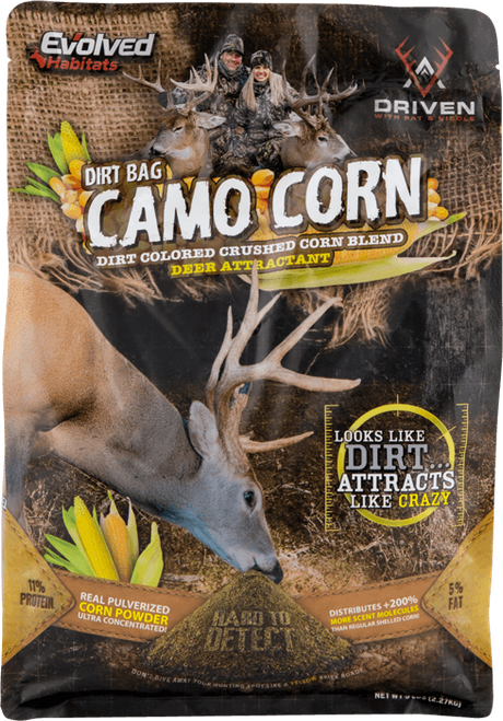 EVOLVED EVL-EVO20725 DIRT BAG CAMO CORN/5LB(3BAGS)