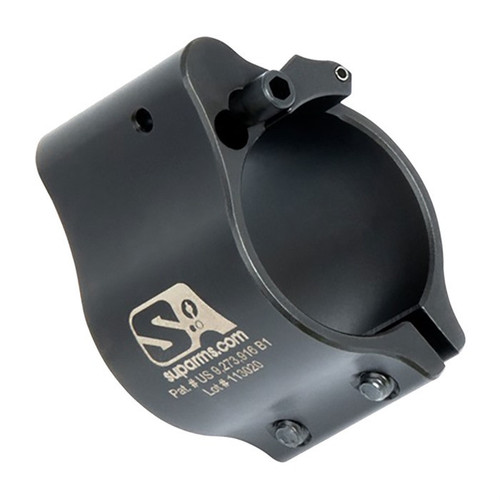 AR-15 CLAMP ON ADJUSTABLE GAS BLOCK .936'' BLACK