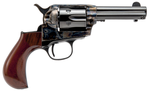 Cimarron CA980DC Lightning Dual Cylinder 9mm Luger 38 Special 6 Shot 3.50" Blued Steel Barrel, Blued Cylinder, Color Case Hardened Steel Frame, Wood Grip