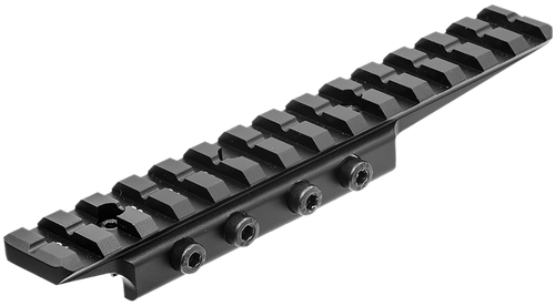 Leapers MNTDTW145 Picatinny Adapter Mount  Matte Black Anodized Aluminum
