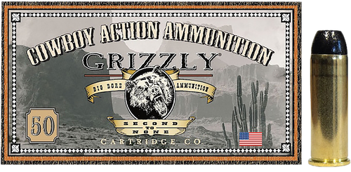 Grizzly Ammo GC44M2   44RemMag 200gr Round Nose Flat Point 50 Per Box/10 Case