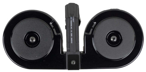 RWB DRUM AR-15 5.56 BLK WITH BLACK COVER 100RD