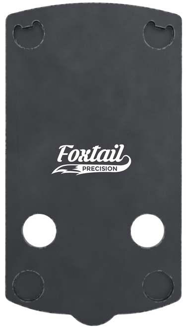 Foxtail Precision 100009 Red Dot Adapter Plate for Optics-Ready Pistol  Black Anodized Glock 43X/48 MOS Springfield Armory OSP
