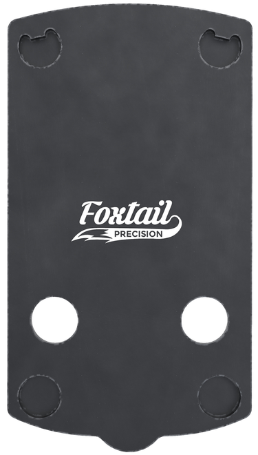 Foxtail Precision 100009 Red Dot Adapter Plate for Optics-Ready Pistol  Black Anodized Glock 43X/48 MOS Springfield Armory OSP