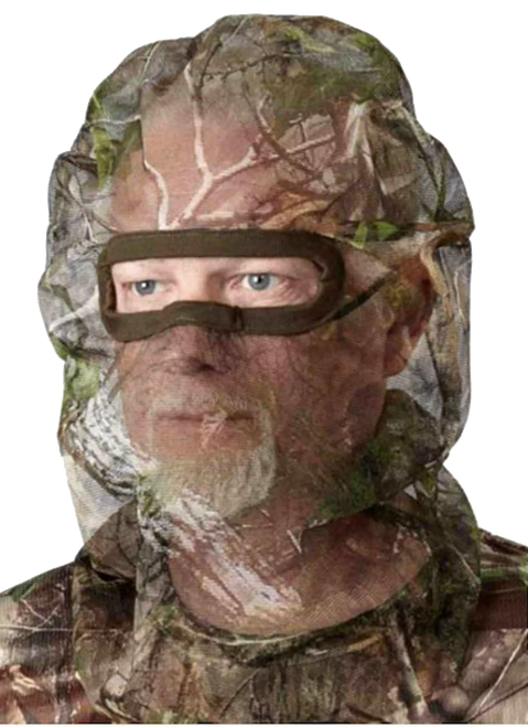 Hunters Specialties 100120 Flex Form II Head Net Realtree Edge OSFA Form Fitting