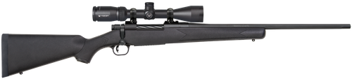 Mossberg 28053 Patriot  7mm-08 Rem Caliber with 5+1 Capacity, 22" Fluted Barrel, Matte Blued Metal Finish & Black Synthetic Stock Right Hand (Full Size) Includes Vortex Crossfire II 3-9x40mm Scope
