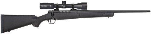 Mossberg 28053 Patriot  7mm-08 Rem Caliber with 5+1 Capacity, 22" Fluted Barrel, Matte Blued Metal Finish & Black Synthetic Stock Right Hand (Full Size) Includes Vortex Crossfire II 3-9x40mm Scope
