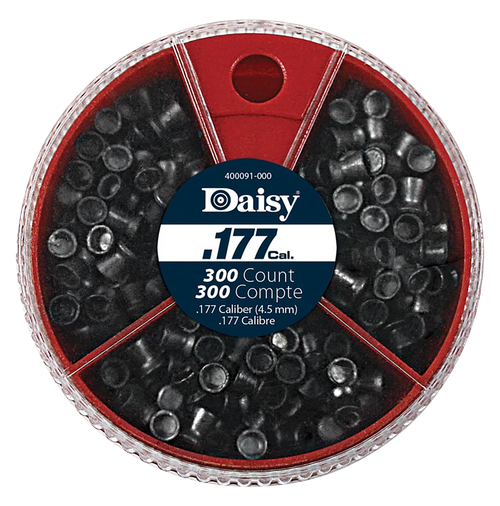 Daisy 987781406 Dial-A-Pellet Premium 177 Lead Flat Nose Pointed Hollow Point 300/Tin