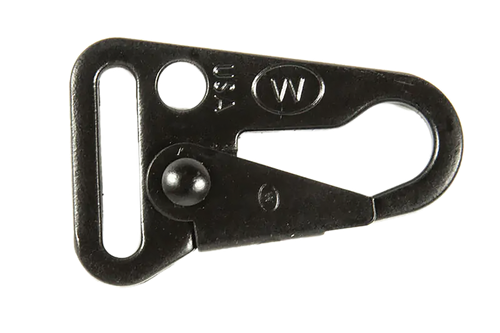 Blue Force Gear HK100  Sling Snap Hook Black Steel 1" Sling Loop